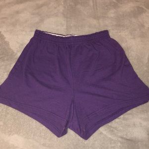 Purple Soffe Shorts